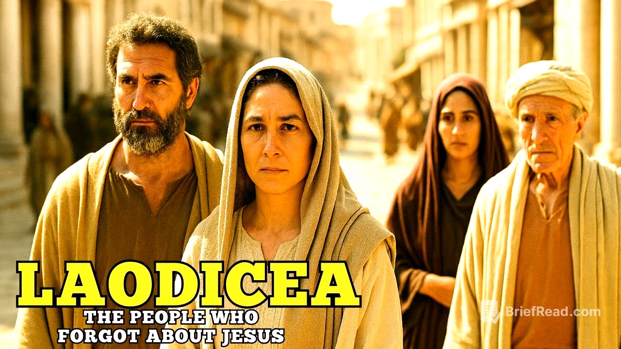 WHO WAS THE CHURCH OF LAODICEA IN THE BIBLE? THE PEOPLE WHO FORGOT ABOUT JESUS
