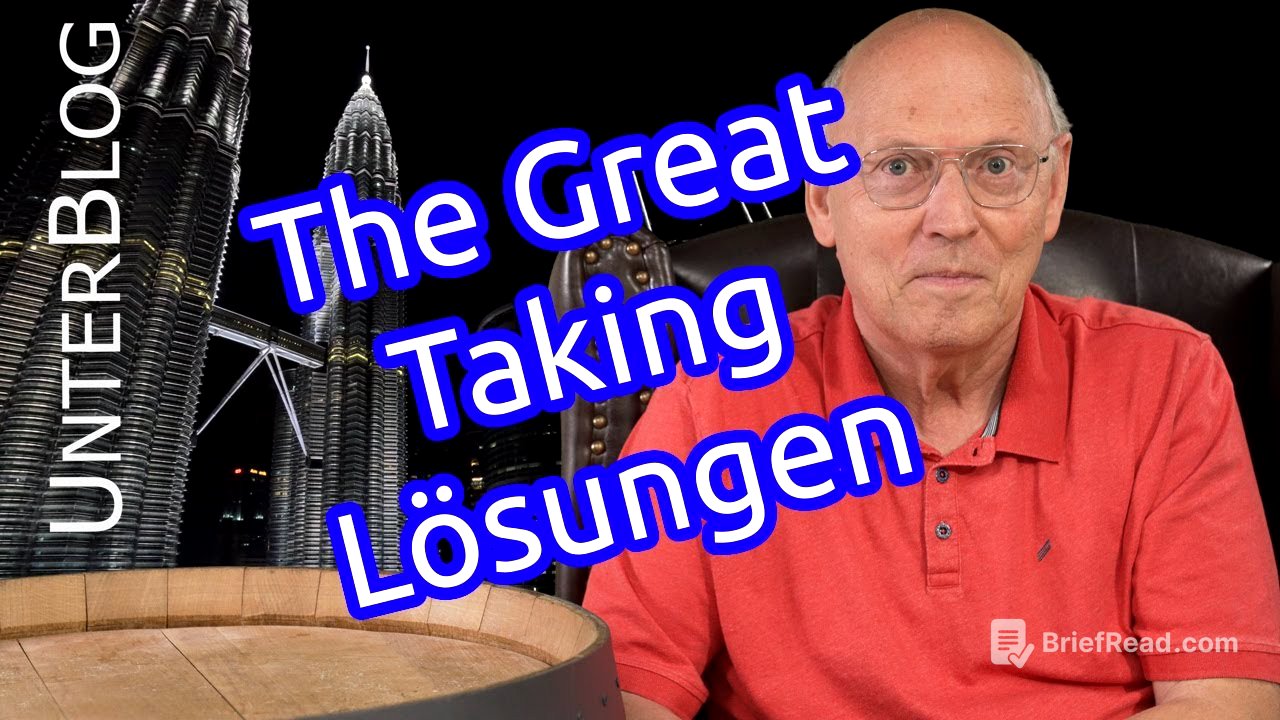The Great Taking 3/3, Kapitalanlage und Schutz, Great Reset, Lastenausgleich, ETF, CBDC, BTC, Krieg