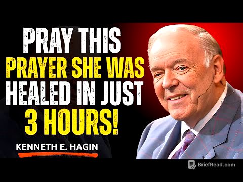 PRAY THIS PRAYER — SHE WAS HEALED IN JUST 3 HOURS! | Kenneth E. Hagin Most Powerful Speech