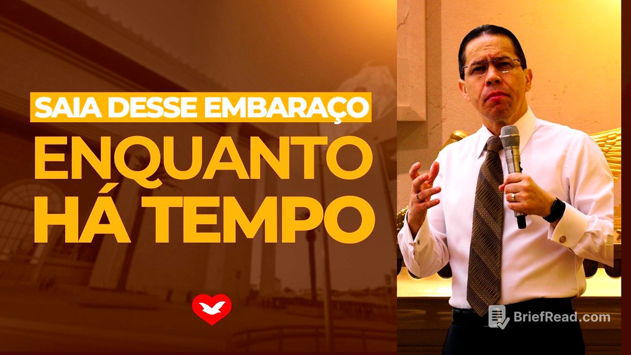 Saia desse embarço enquanto à tempo | Bispo Jadson Santos.