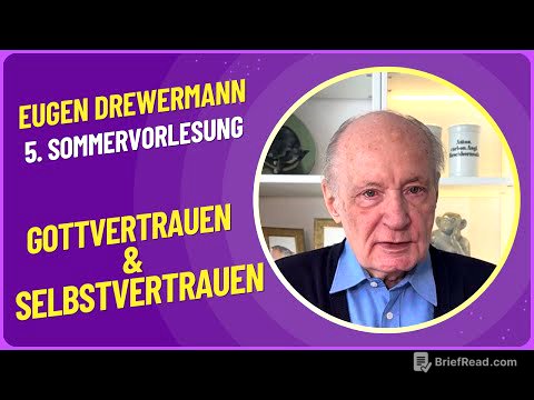 Drewermann: Gottvertrauen & Selbstvertrauen. Die heilende Wohltat der Botschaft Jesu. 5.So.Vorlesung