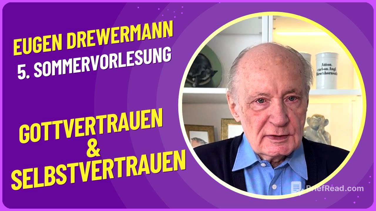 Drewermann: Gottvertrauen & Selbstvertrauen. Die heilende Wohltat der Botschaft Jesu. 5.So.Vorlesung