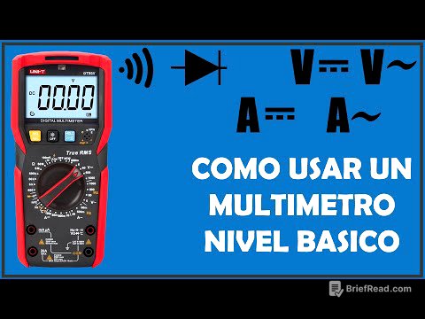 Como usar MULTIMETRO DIGITAL - funciones básicas⚡