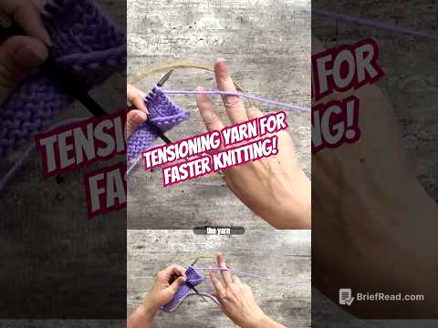 English Style Knitters: Knit Faster With This One Tip!