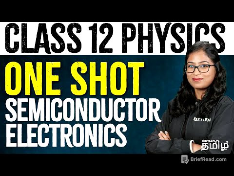 ONE SHOT : Semiconductor Electronics | Physics | NEET 2024 | Shobika Maam | Xylem NEET Tamil
