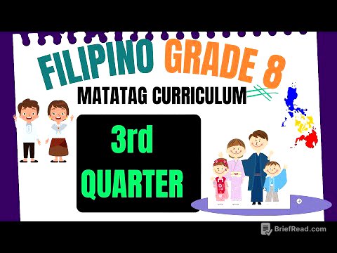 3rd Quarter- Grade 8 FILIPINO MATATAG Curriculum