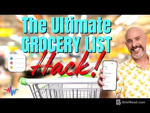 📲 How to Create a Smart Shareable Grocery List on iPhone & Mac