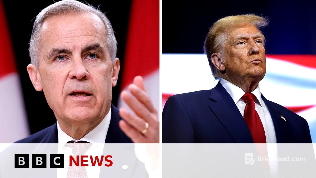Canadian PM Carney to meet Trump for first time to discuss tariffs | BBC News