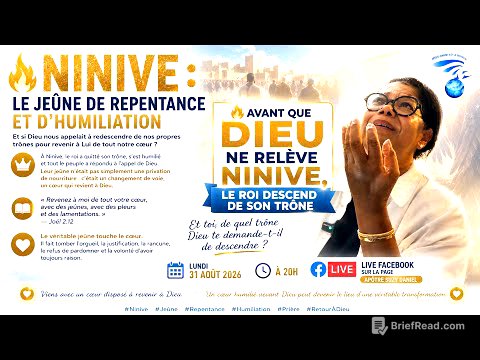 🔥 Avant que Dieu ne relève Ninive, le roi descend de son trône Apôtre Suzy DANIEL
