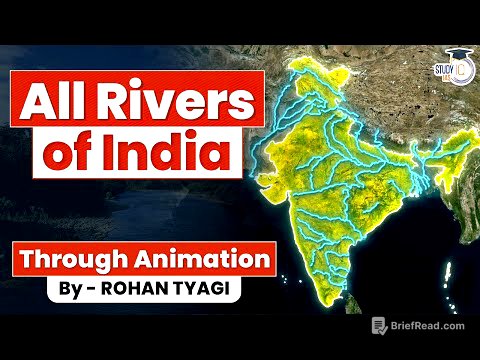 Learn All Rivers of India through 3D Animation | Drainage & Catchment | UPSC IAS & Competitive Exams