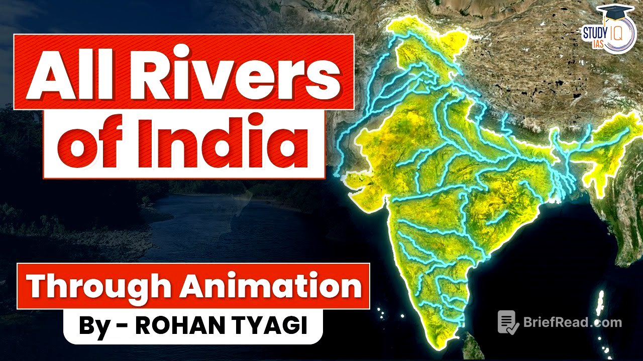 Learn All Rivers of India through 3D Animation | Drainage & Catchment | UPSC IAS & Competitive Exams