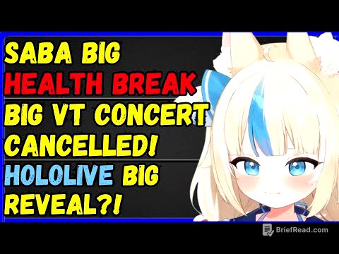 SABA on HEALTH BREAK, Big VT Concert CANCELLED,