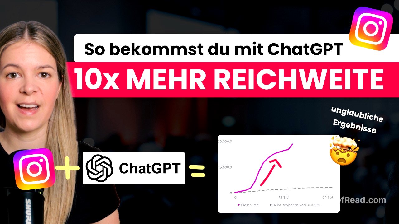 10x mehr Insta Reichweite mit ChatGPT 📈 das verrät dir kein Social Media Coach 🤯