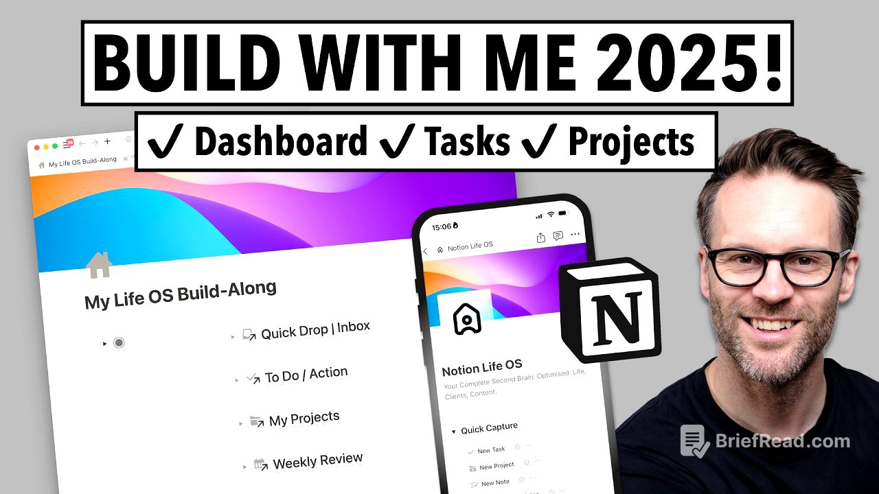 Get Organized In Notion: Build A Second Brain With Me 2025!