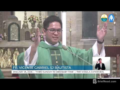 HOMILY January 25, 2026