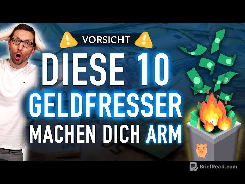 VORSICHT 😳 Diese 10 Geldfresser machen dich ARM !