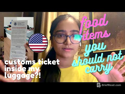 AVOID CARRYING THESE FOOD ITEMS TO USA | MOVING ABROAD PACKING LIST