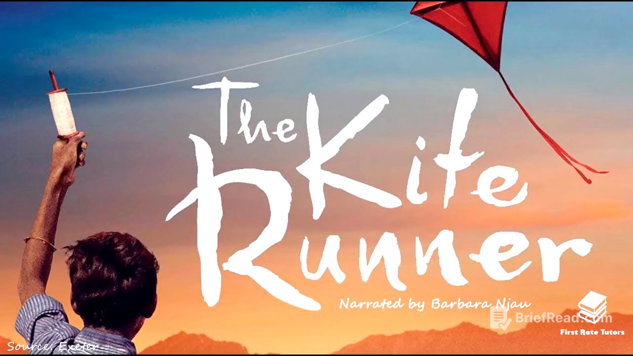 ‘The Kite Runner’ by Khaled Hosseini: context, themes, characters! | Narrator: Barbara Njau