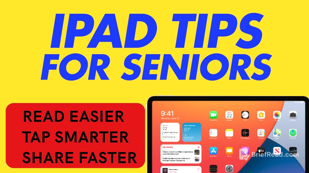 iPad Tips for Seniors: Read Easier, Tap Smarter, Share Faster