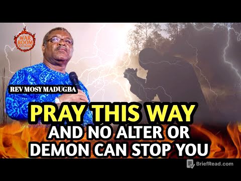 Pray This Way and No Demon Can Stop You | Rev. Mosy Madugba”
