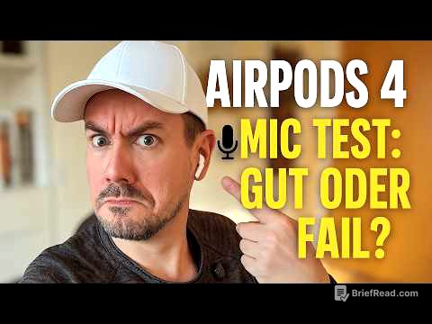 Airpods 4 Mic Test & Vergleich zu den Airpods Pro 2