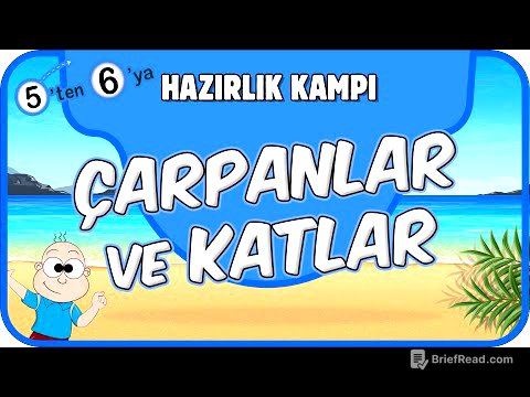 Çarpanlar ve Katlar 📘 5'ten 6'ya Hazırlık Kampı #2025