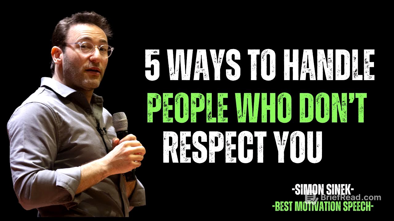 5 Ways to Handle People Who Don’t Respect You  | Motivational Speech by Simon Sinek |