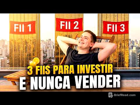 Os 3 MELHORES FUNDOS IMOBILIÁRIOS para INVESTIR hoje e NUNCA mais VENDER!