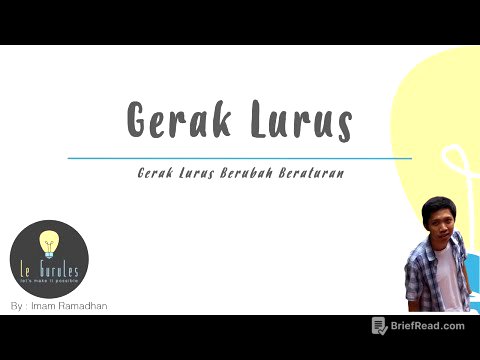 Fisika SMA - Gerak Lurus (4) - GLBB, Gerak Lurus Berubah Berturan, Rumus GLBB, Soal GLBB (I)