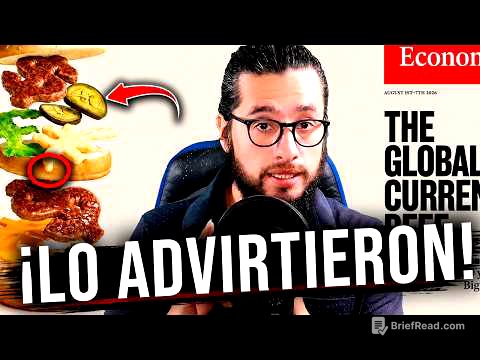 ¡UNA HAMBURGUESA FLOTANDO! Esto advierte la nueva portada Economist 2026