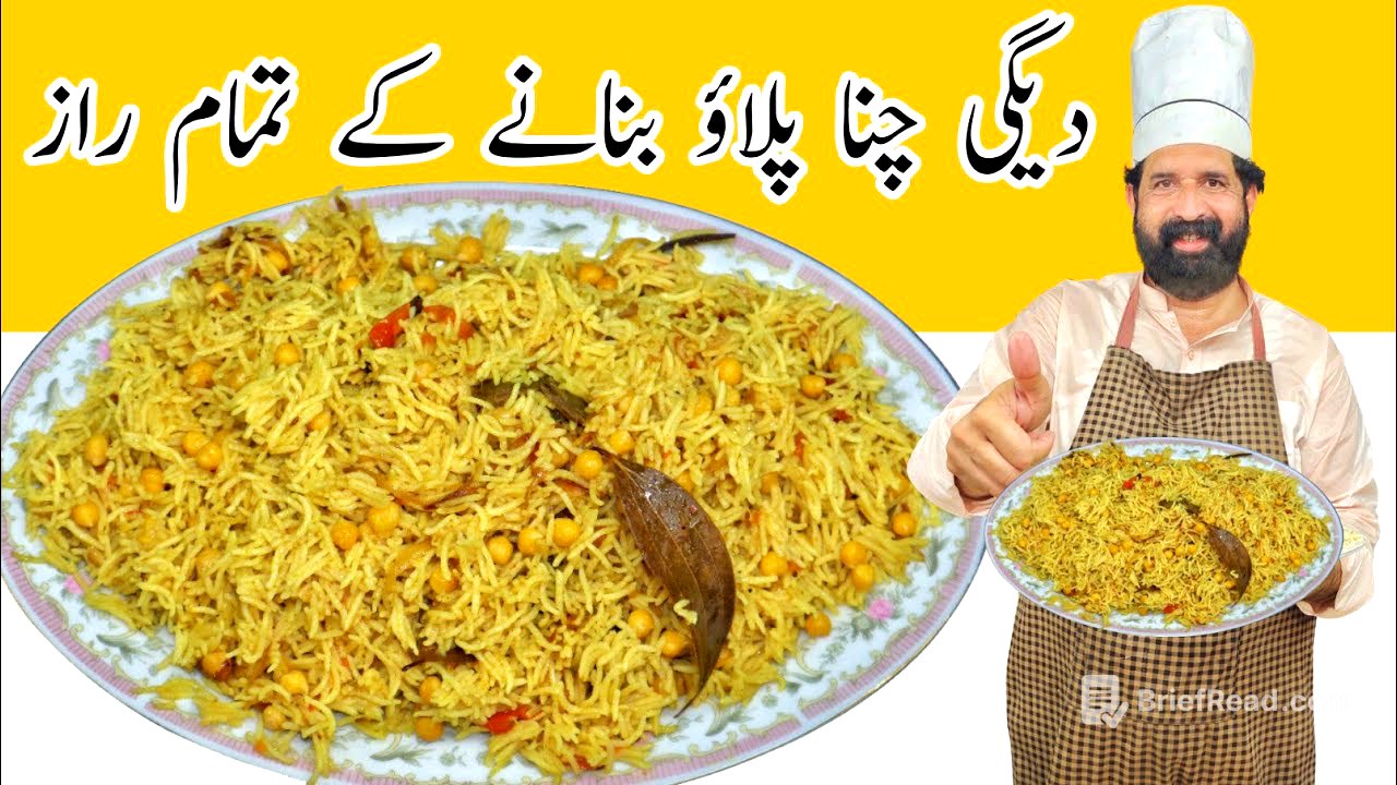 Tasty Chana Pulao Recipe | How To Make Chana Pulao | دیگی چنا پلاؤ | BaBa Food RRC