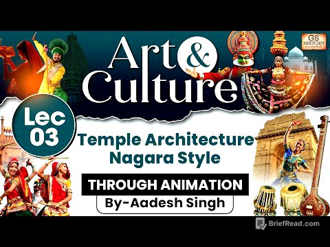 Complete Art & Culture | Lec-3: Temple Architecture - Nagara Style | UPSC | GS History By Aadesh