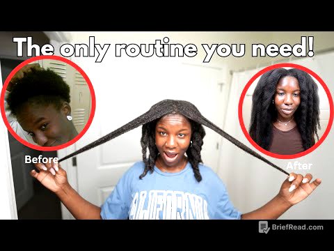 Do This If Your Hair Isn't Growing and I Guarantee it will| Updated Washday Routine for Growth