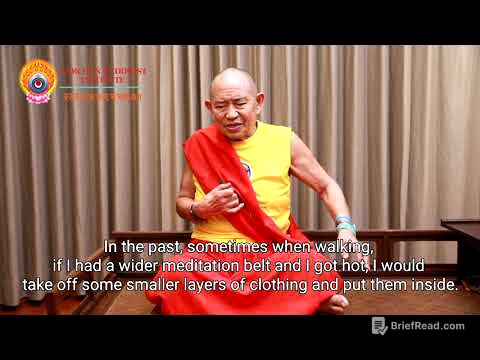 Usage of the Meditation Belt Designed by Garchen Rinpoche