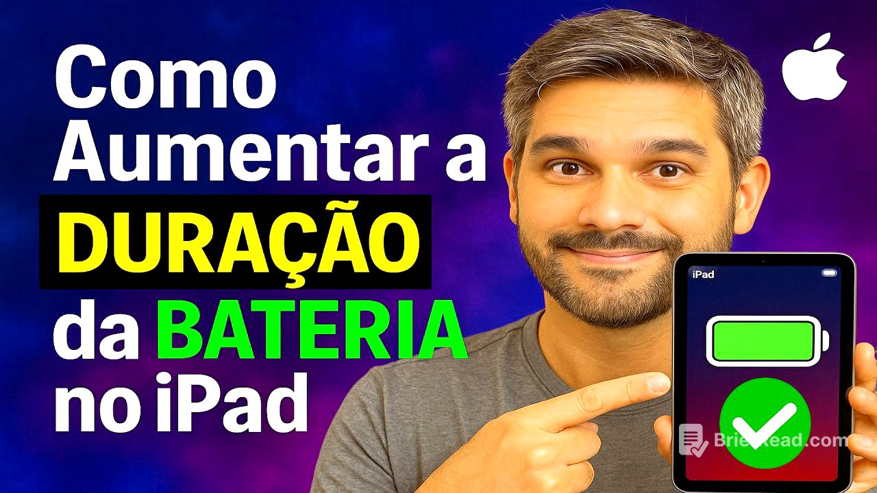 Como Aumentar a DURAÇÃO da BATERIA no iPAD
