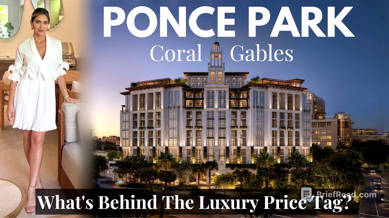 Ponce Park - Coral Gables FULL TOUR - Is it really the MOST LUXURIOUS Pre Construction Project?