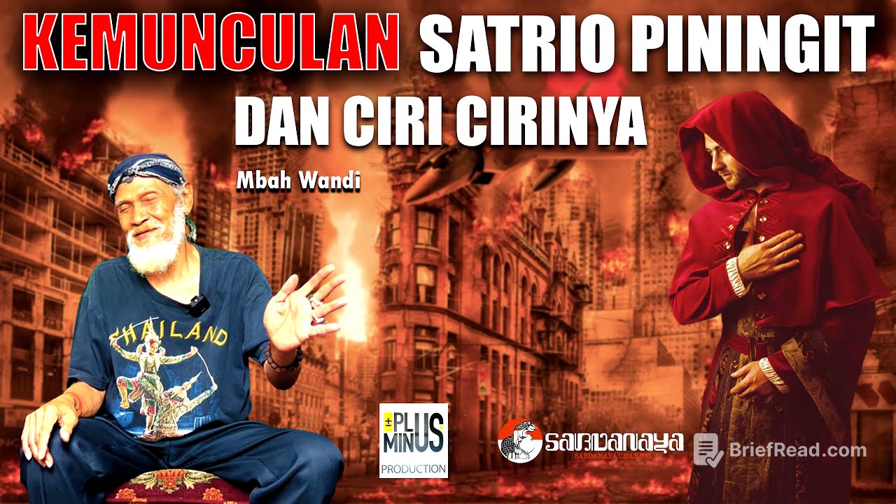 🔴 MUNCULNYA SATRIO PININGIT DAN CIRI CIRI NYA | Mbah Wandi | sabdanaya channel