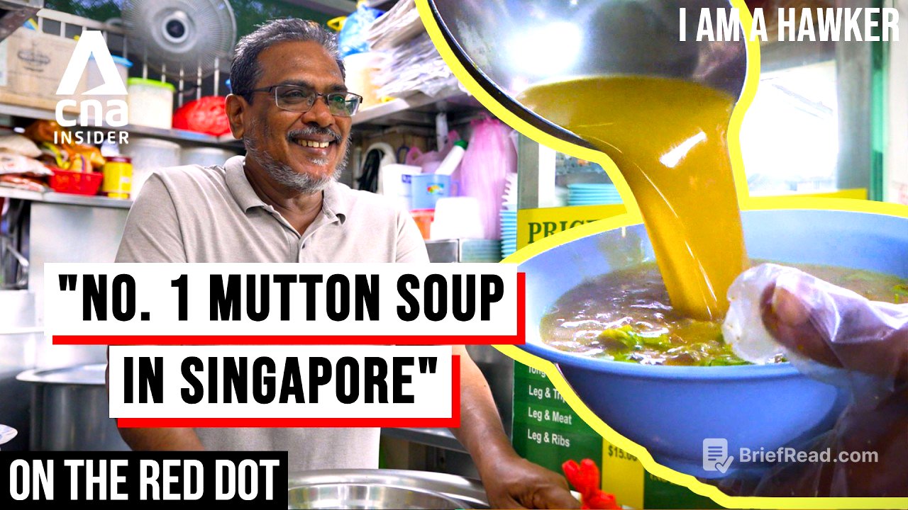 Singapore's Michelin Bib Gourmand Hawkers: Bahrakath Mutton Soup | On The Red Dot