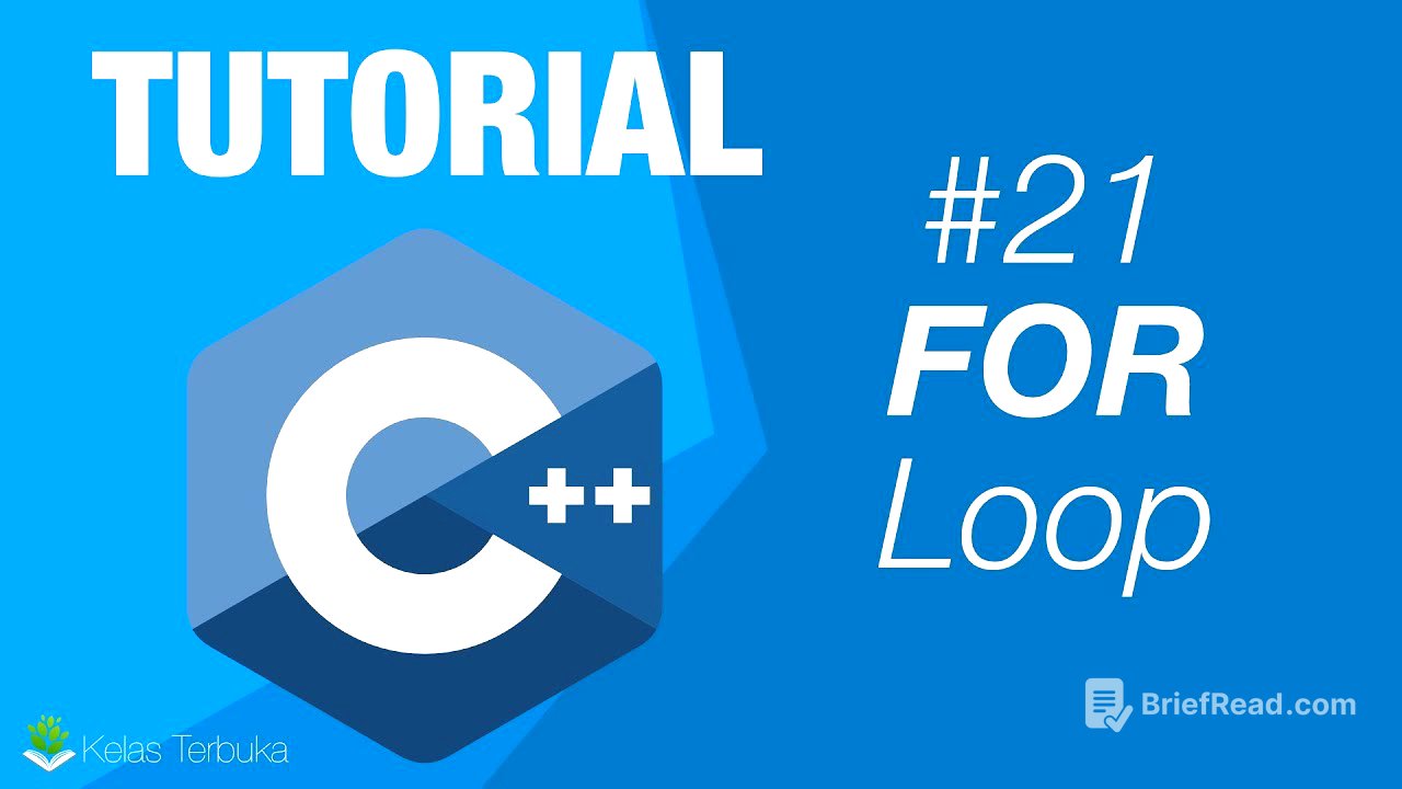 Belajar C++ [Dasar] - 21 - For Loop