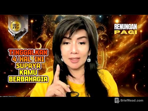 TINGGALKAN 4 HAL INI SUPAYA KAMU BERBAHAGIA | PS. DEBORA KRISTANTO | RENUNGAN PAGI