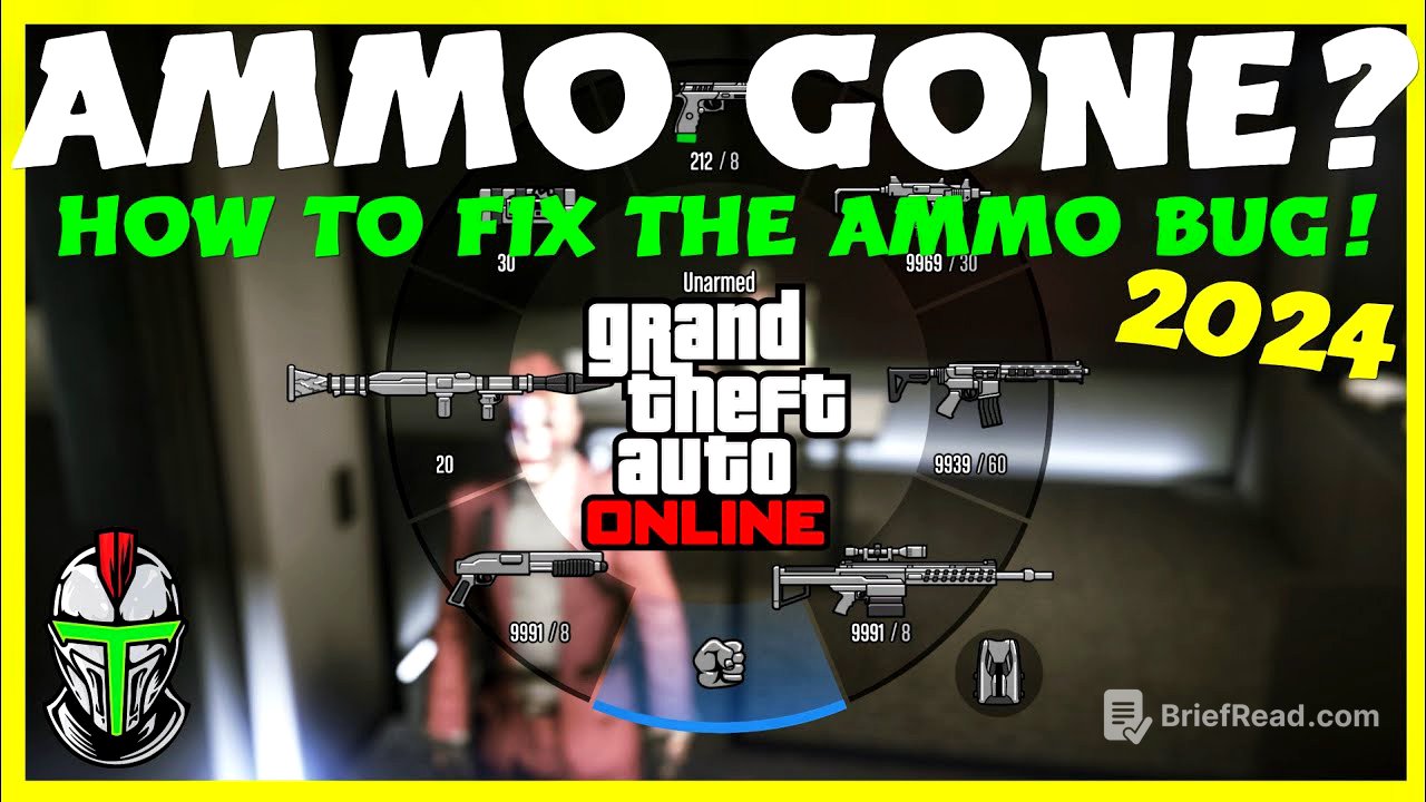 How to Fix the GTA Online Ammo Bug! 2024