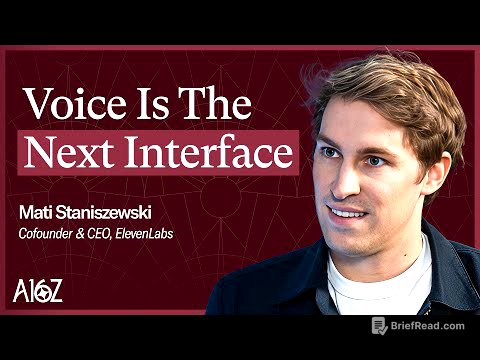 ElevenLabs CEO: Why Voice is the Next AI Interface