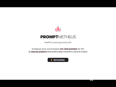 Promptmetheus – Prompt Engineering Demo