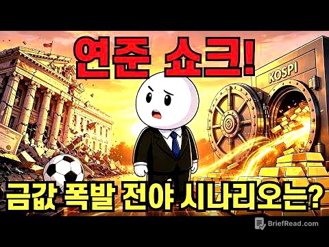 중앙은행 탈달러 증거 포착! 연준 결정 후 금값은 어디로? 3가지 시나리오 완벽 분석