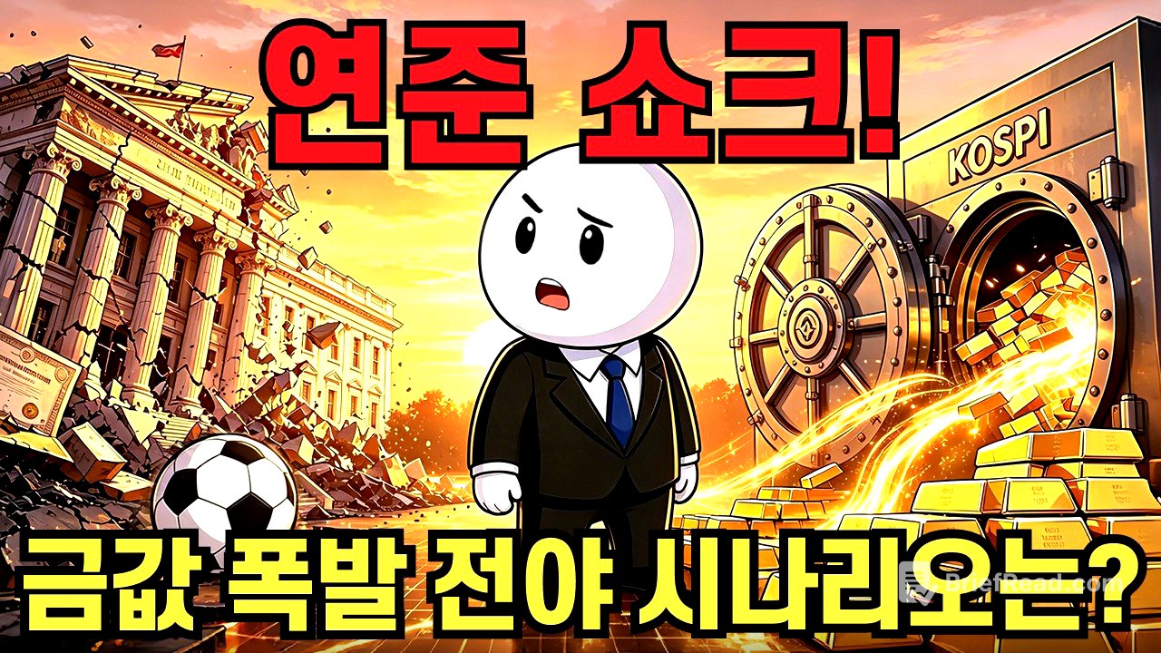 중앙은행 탈달러 증거 포착! 연준 결정 후 금값은 어디로? 3가지 시나리오 완벽 분석