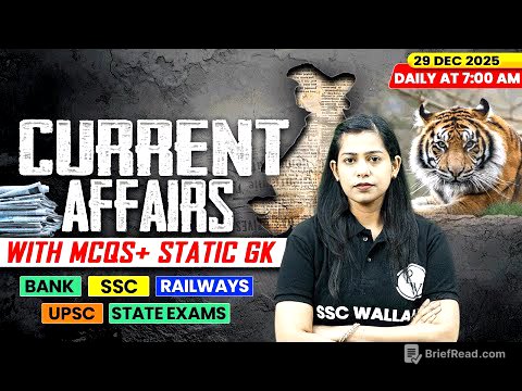 Current Affairs Today | 29 December Current Affairs 2025 | Daily Current Affairs | By Krati Mam