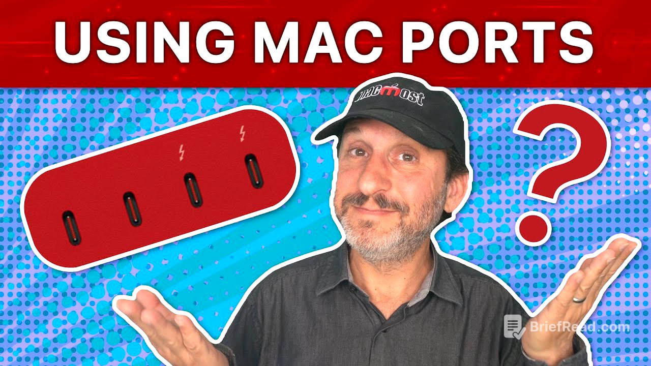 How To Use the Ports On Your Mac Correctly
