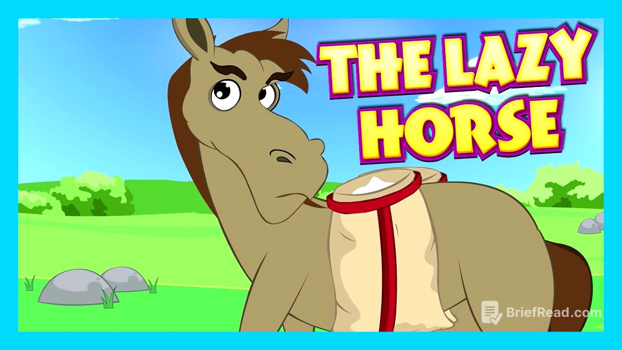 THE LAZY HORSE - Moral Story For Children | T Series Kids Hut | Best Learning Story | English Story