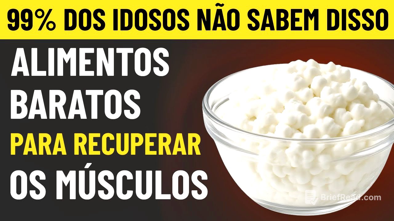 Mais de 60 anos? Coma estes 12 alimentos baratos e ricos em proteínas para ganhar músculos rápido