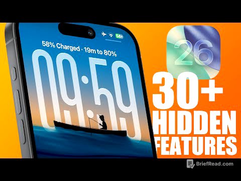 iOS 26 - 30+ HIDDEN Features !